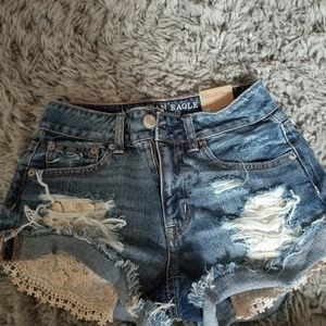 American eagle, target and Hollister shorts